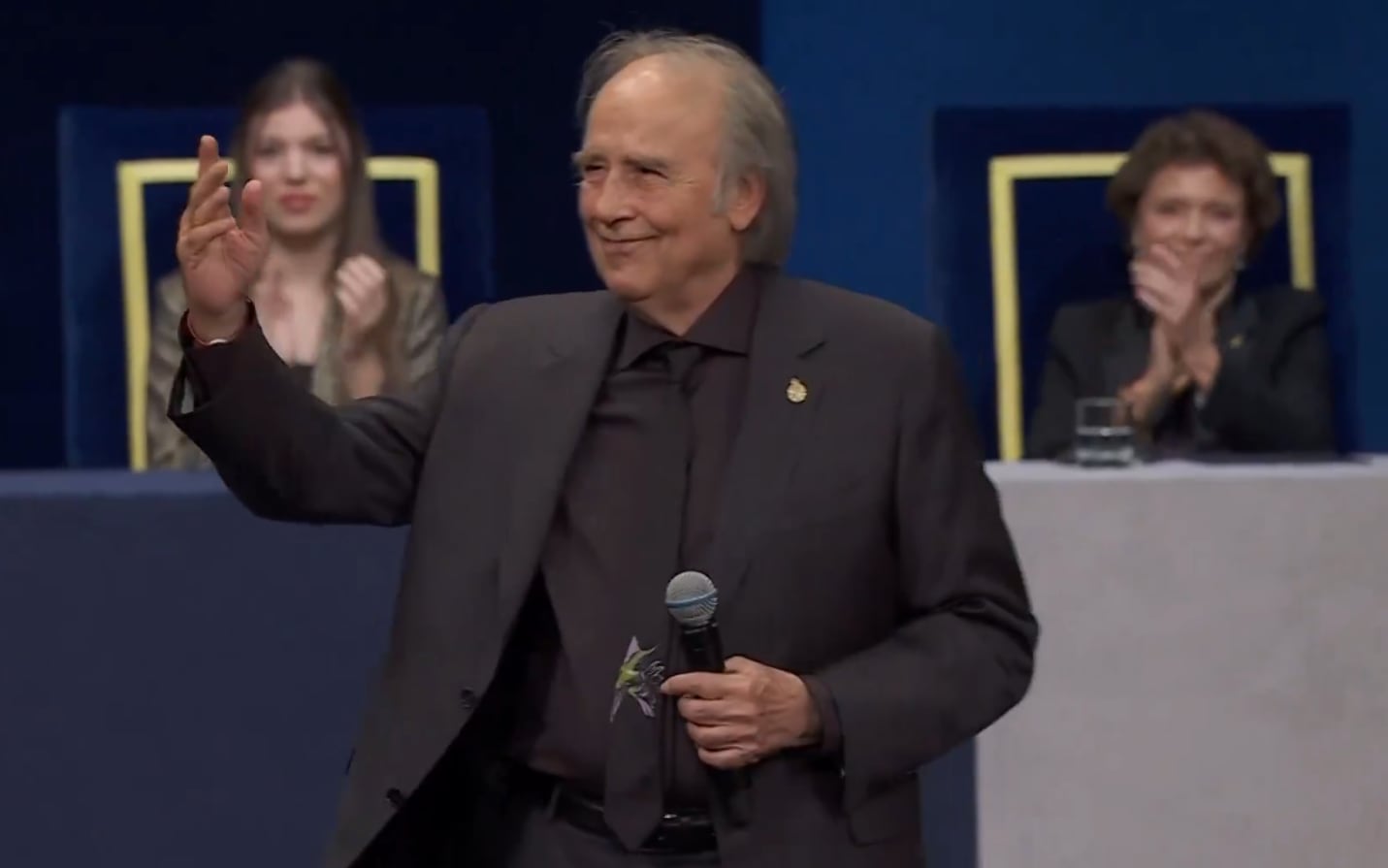 Joan Manuel Serrat en los Premios Princesa de Asturias.