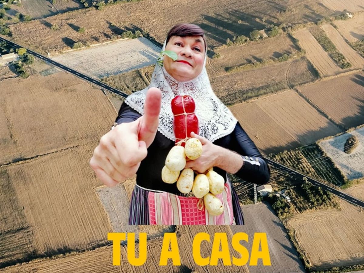 Pep Noguera participa en la campaña 'Tu a casa, noltros t'omplim es rebost'