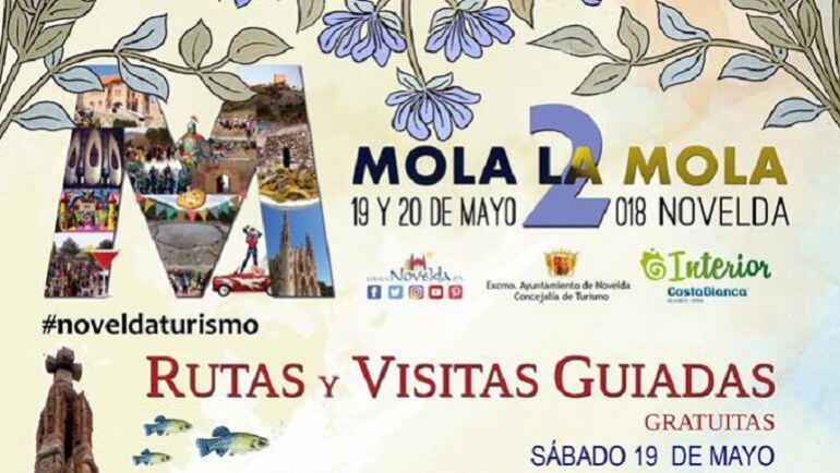 Cartel de las rutas y visitas guiadas