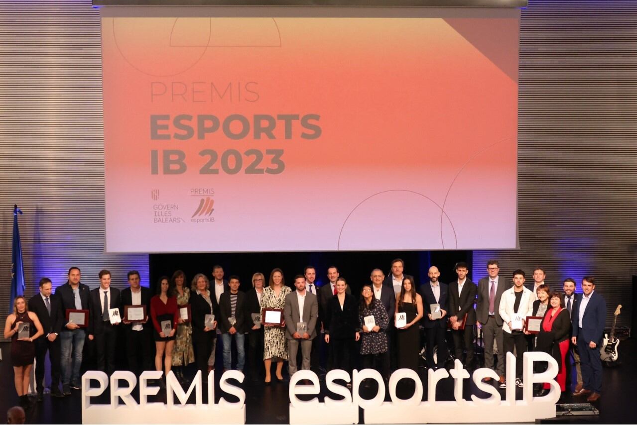 Tots els guanyadors dels Premis Esports IB d'aquesta edició.