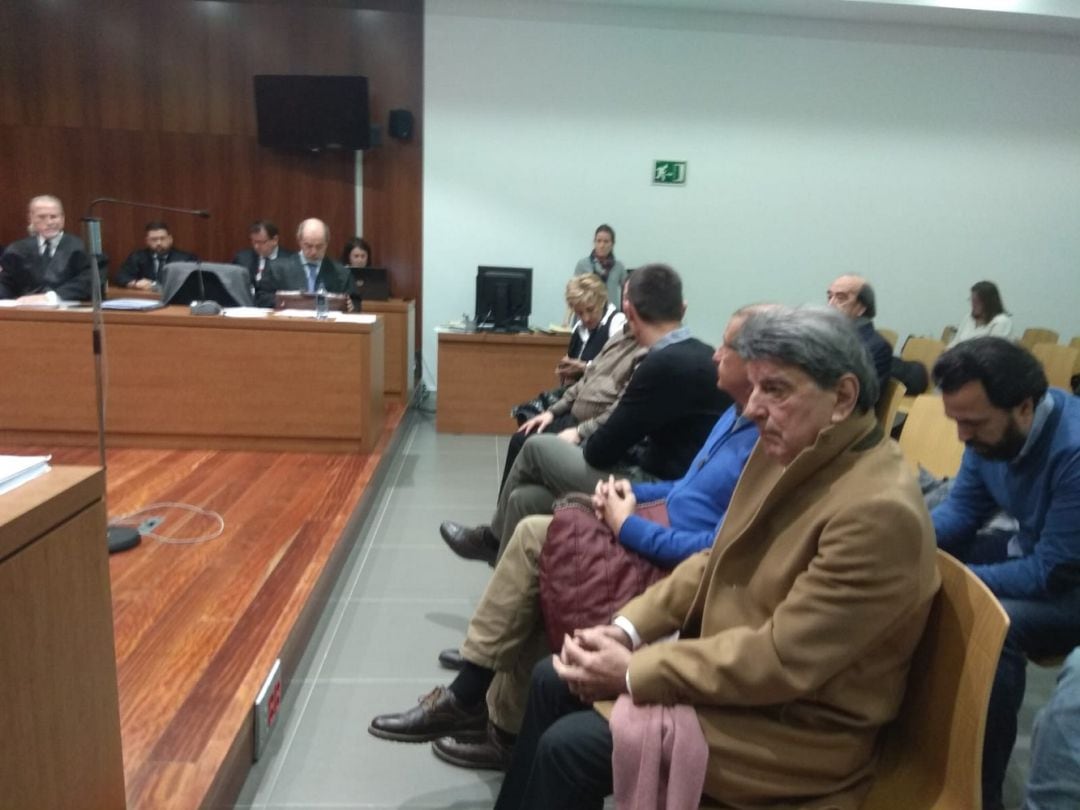 Sesión en la Audiencia Provincial de Zaragoza de la repetición del juicio de La Muela