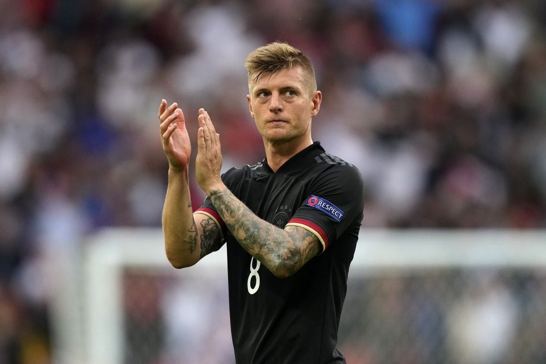 Toni Kroos con la selección de Alemania en la Eurocopa de 2020