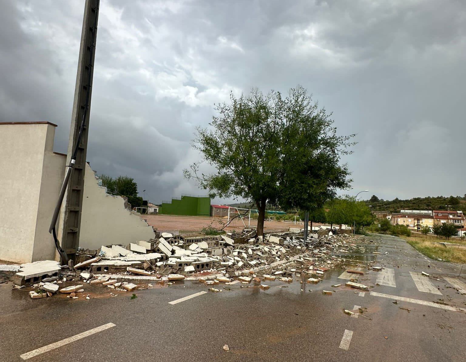 Daños dela tormenta en la provincia de Cuenca