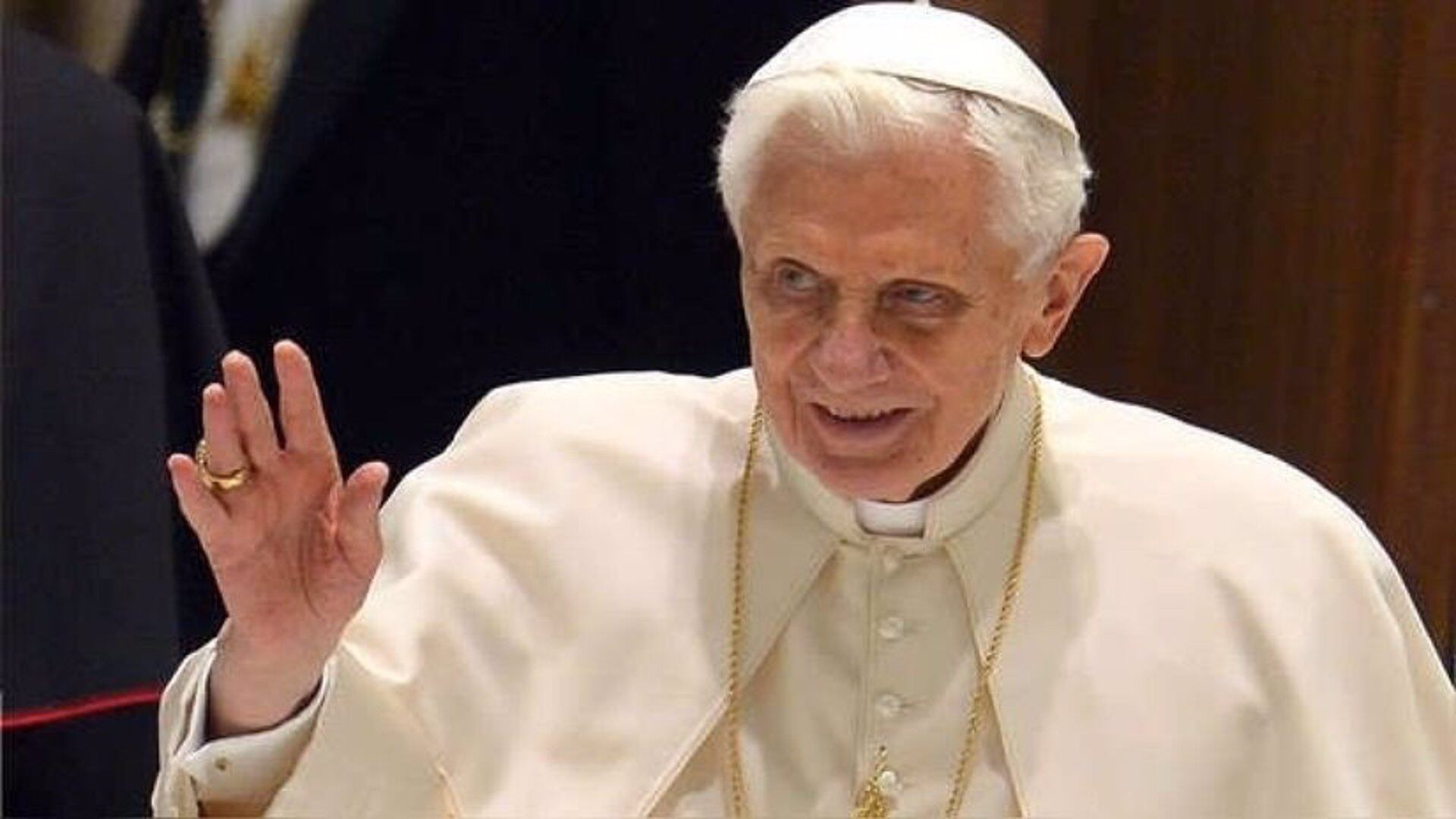 El Papa emérito Benedicto XVI.