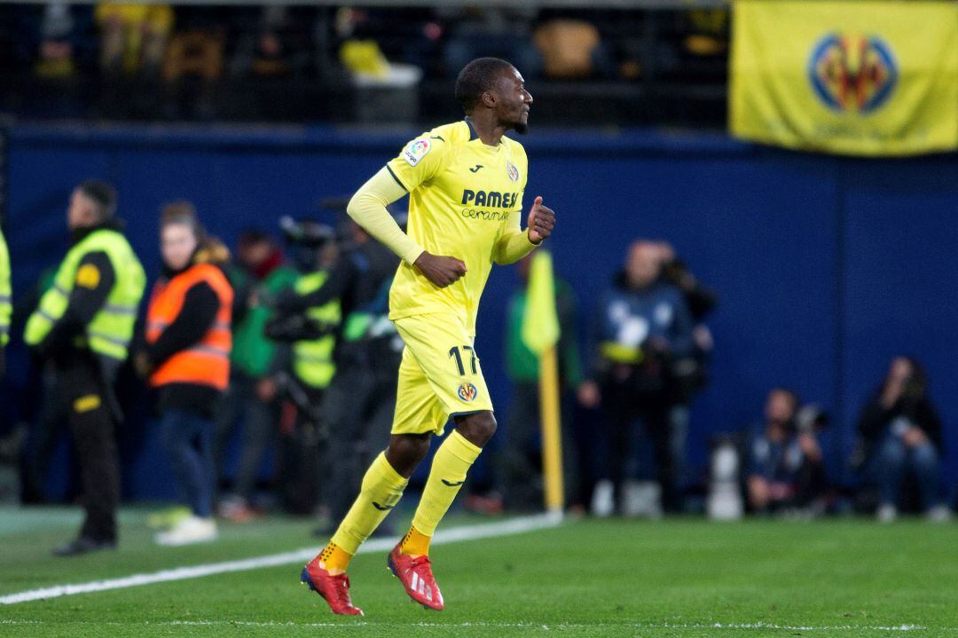 Ekambi celebra su gol