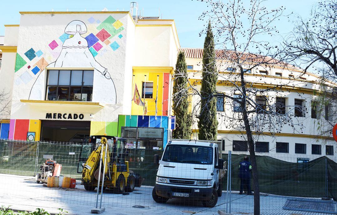 Espacio dónde se instalarán el nombre artístico de Puertollano