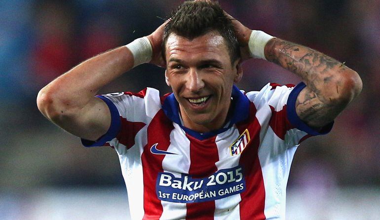 Mandzukic se lamenta tras una ocasión fallada