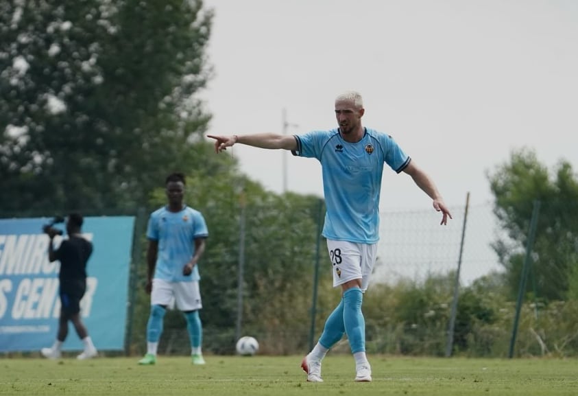 David Flakus Bosilj en un amistoso de pretemporada del CD Castellón