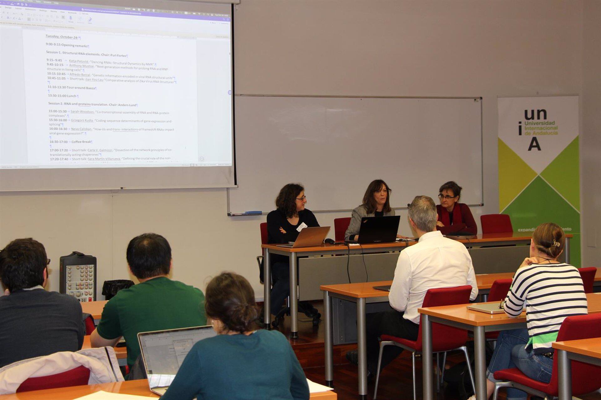 Imagen del workshop sobre ARN