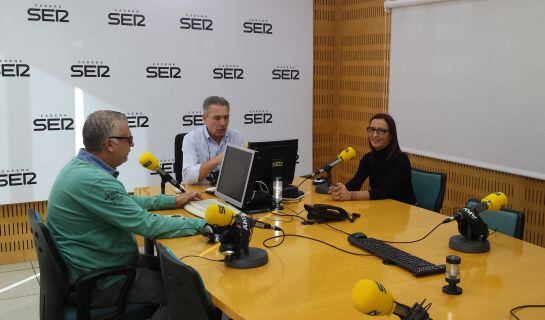 La Vicepresidenta de la Diputación junto a Amadeo Salvador y Arturo Blay