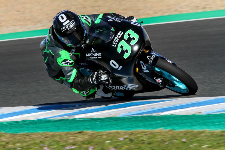 Enea Bastianini rodando el martes en el trazado jerezano