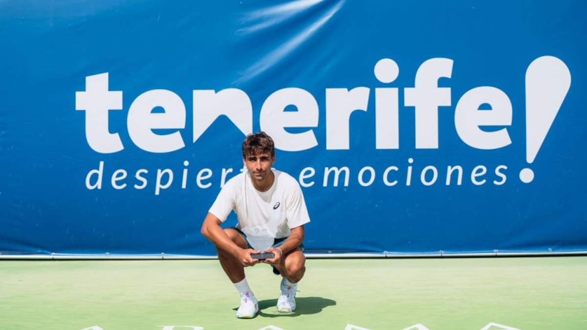 Daniel Mérida conquista la primera de las dos semanas de tenis en Tenerife