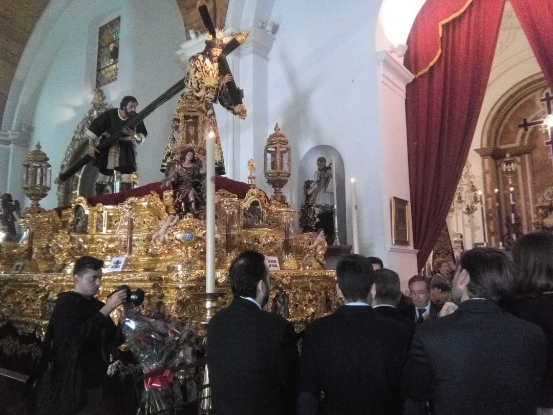 El Nazareno, esta mañana en la Concepción. 