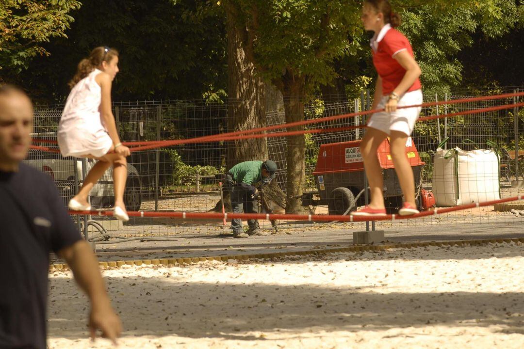 Parque infantil de Gijón. 