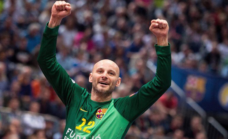 El portero del Barcelona Danijel Saric.