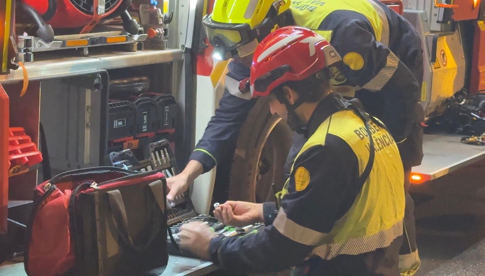 Bomberos de la ciudad de València en una imagen de archivo.