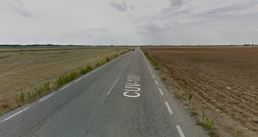 Carretera entre Las Mesas y Mota del Cuervo