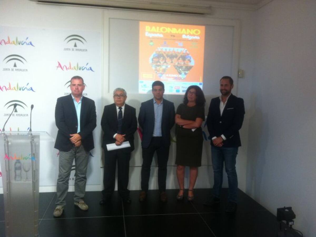 Presentación del partido España-Bulgaria de balonmano femenino