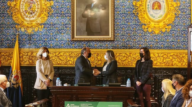 Landaluce y Carazo en el Ayuntamiento