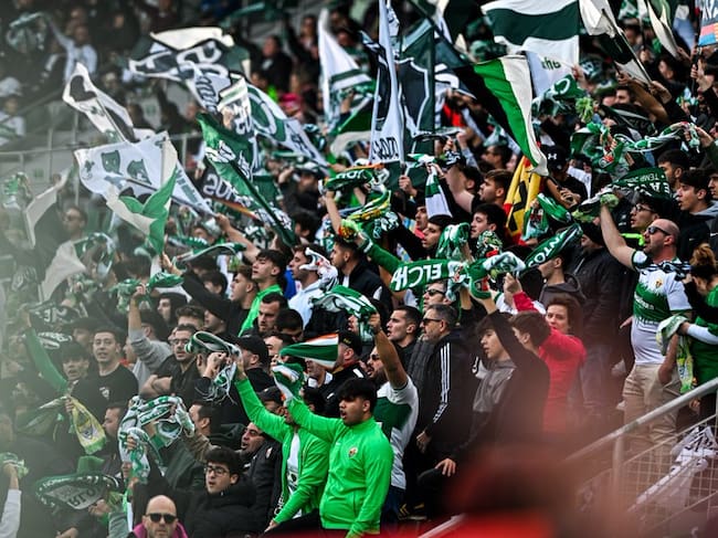 La afición franjiverde disfrutó de lo lindo con la victoria de su equipo ante Las Palmas