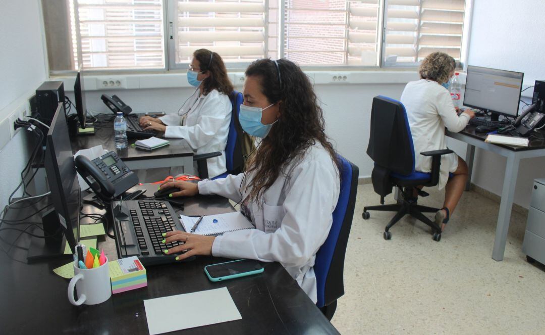 Imagen de archivo del &#039;Call center&#039; del Hospital General de Alicante