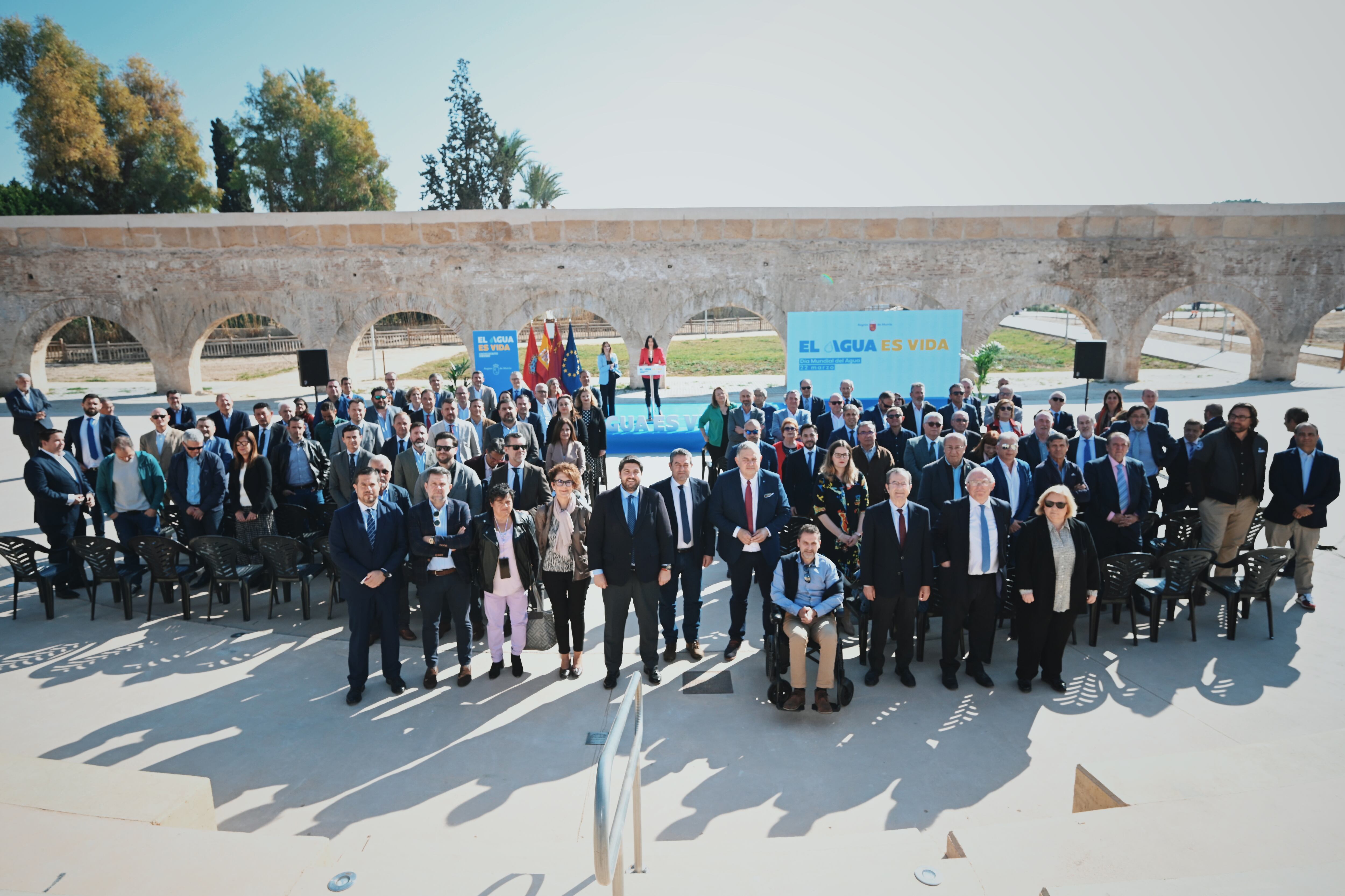 Asistentes en Alcantarilla al acto institucional con motivo del Día Mundial del Agua