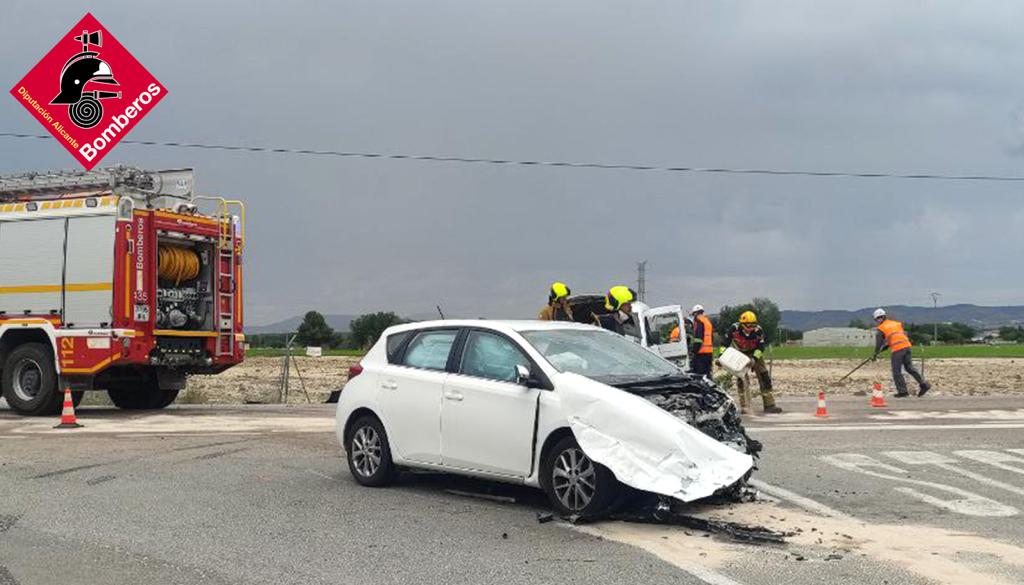 Imagen de la intervención de los bomberos