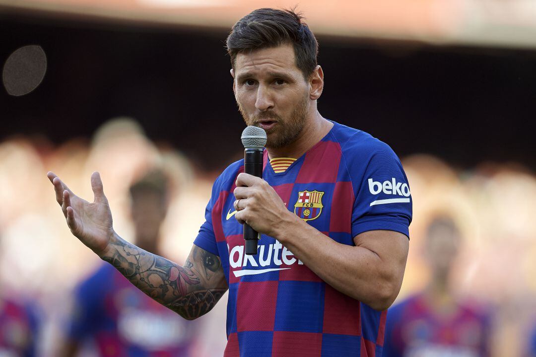 Leo Messi, con el Barcelona