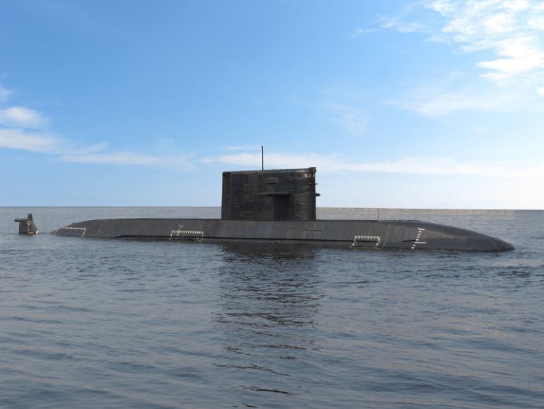 Un submarino en una imagen de archivo.