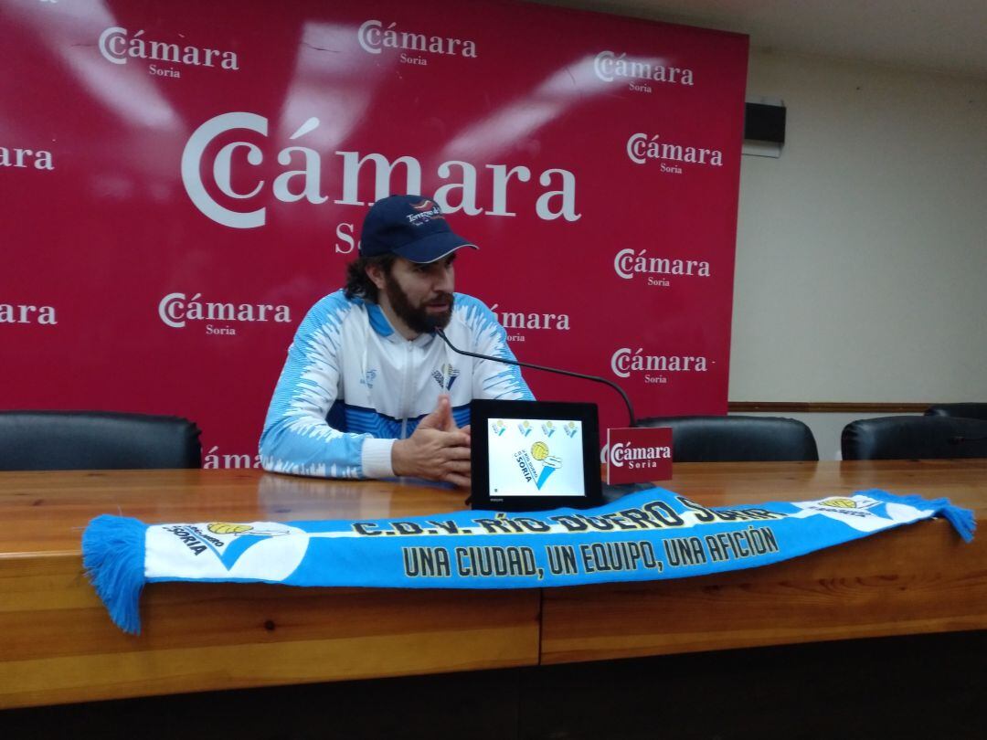 Manolo Sevillano, en rueda de prensa.