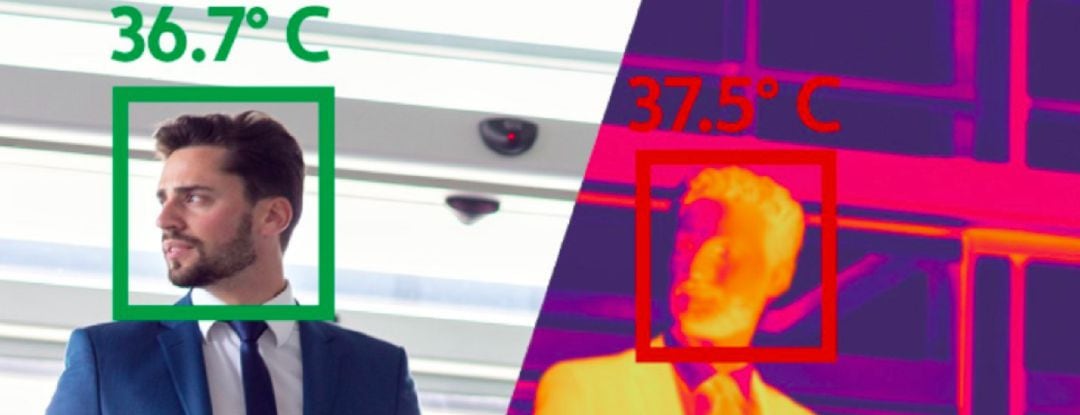 Cámaras térmicas para detectar trabajadores con coronavirus