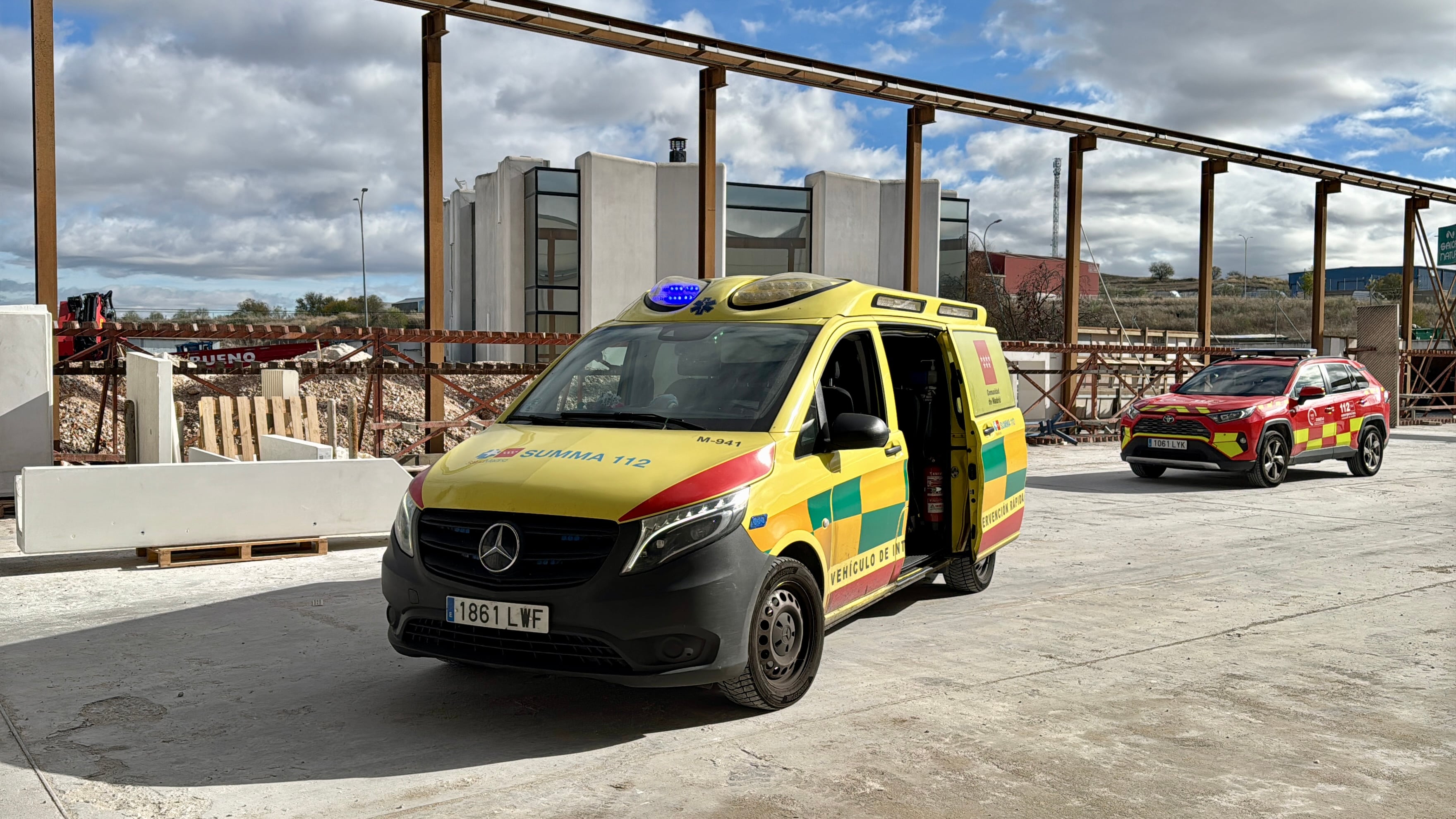 Imagen de recurso de uno de los vehículos medicalizados del SUMMA 112