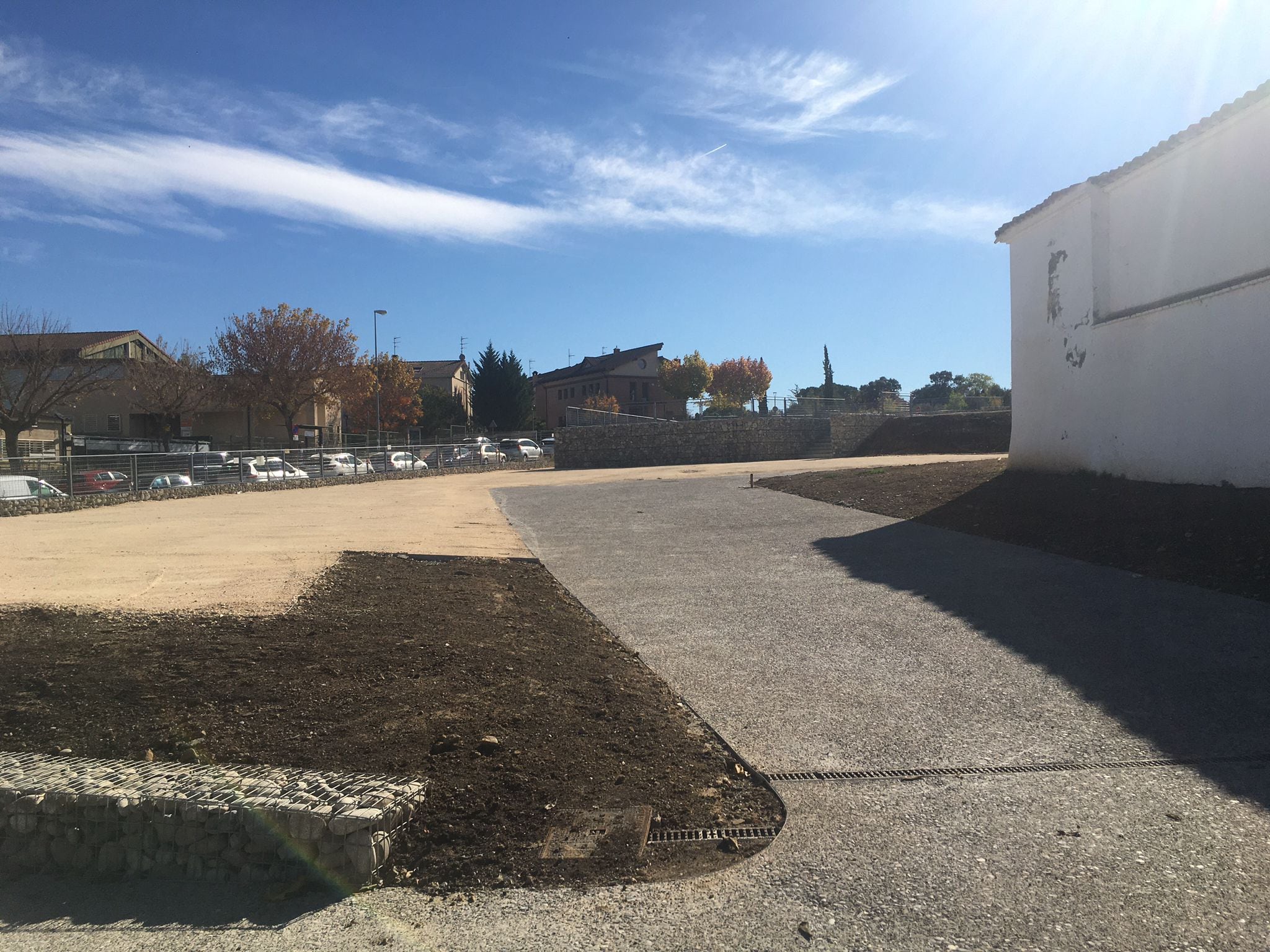 El Ayuntamiento de Barbastro quiere concluir las obras en el Parque del Recuerdo y la Memoria.