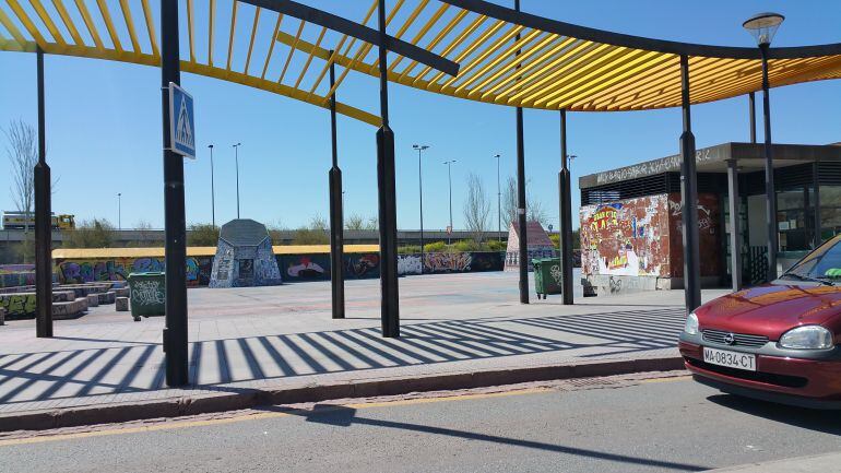 Espacio del antiguo botellódromo de Granada ya clausurado