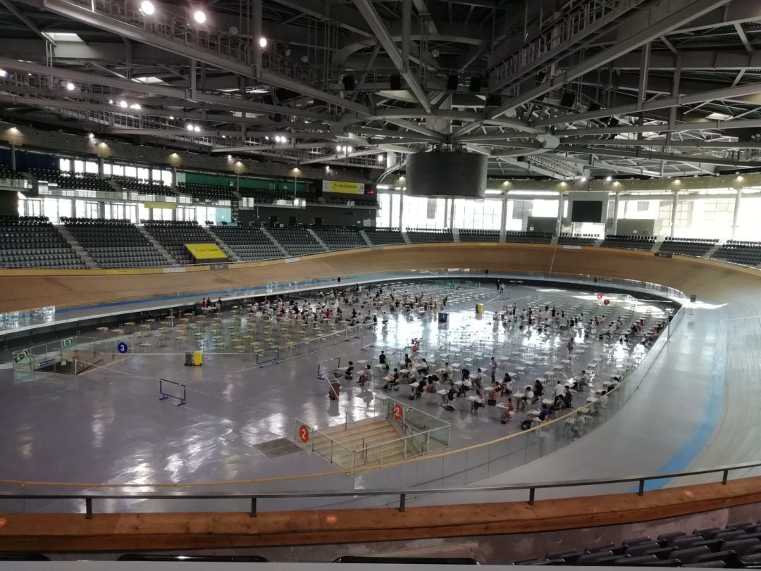 Imagen de uno de los días de selectividad en el "Velòdrom Illes Balears"