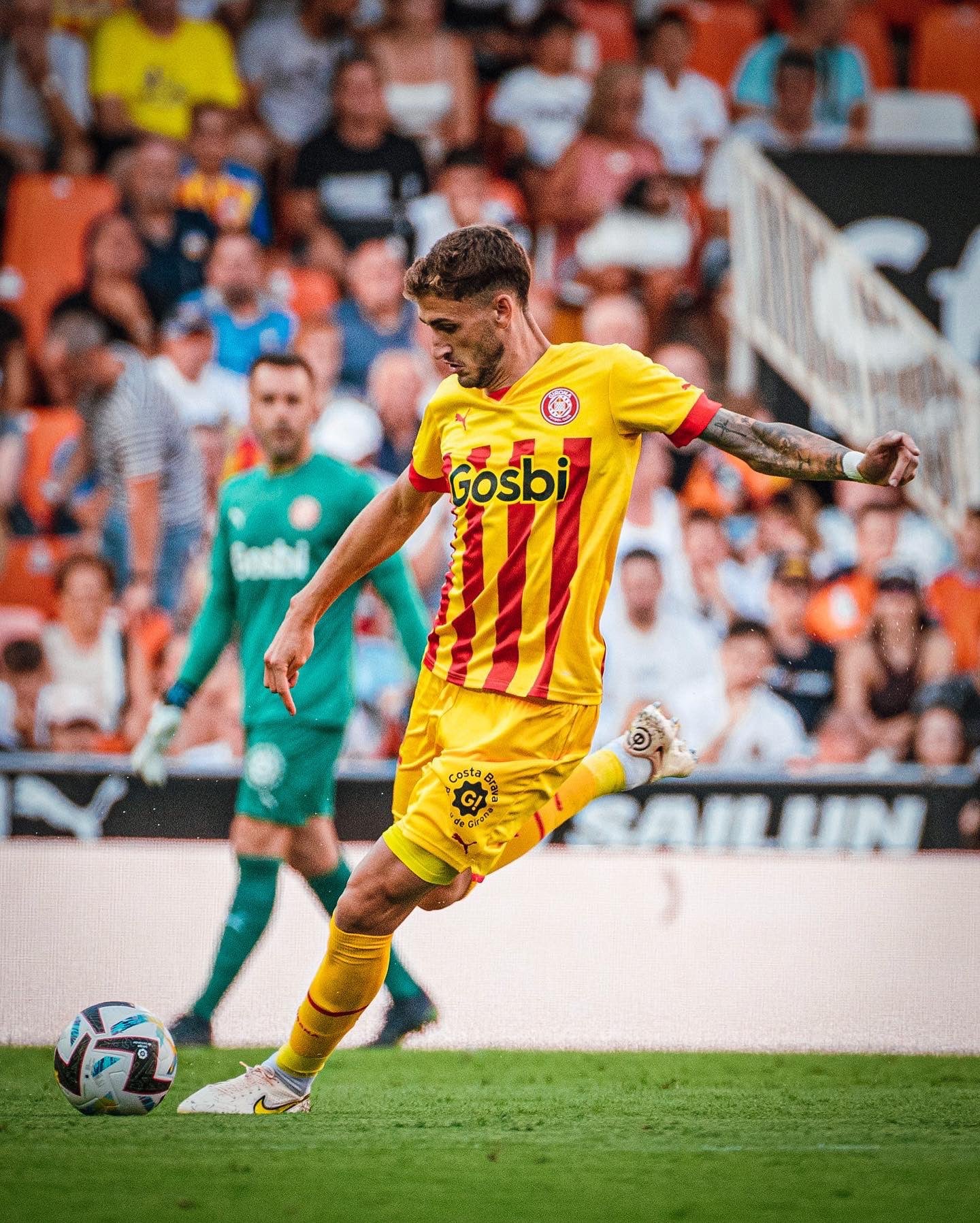 Santi Bueno, diumenge a Mestalla