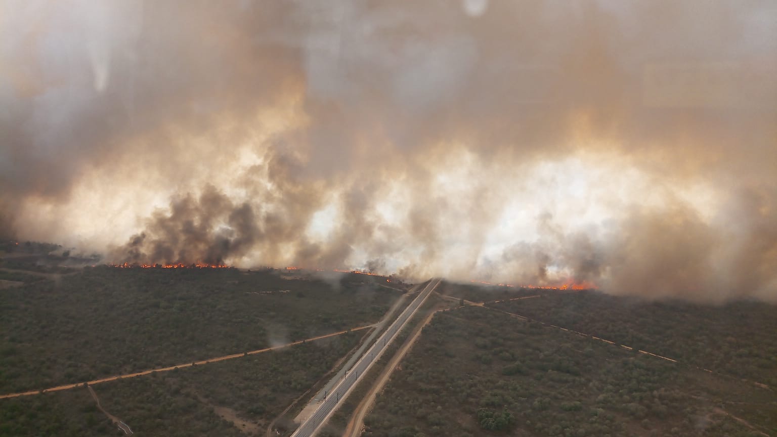 El incendio en el término de Otero de Bodas