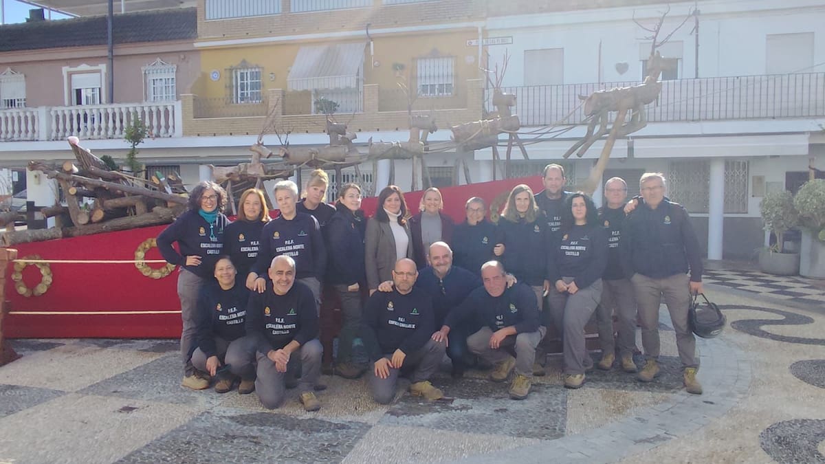 La Plaza de las Flores estrena un trineo sostenible para inaugurar la Navidad