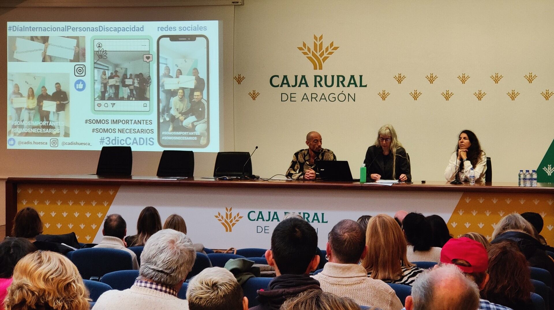 Momento de la presentación de la programación de CADIS Huesca