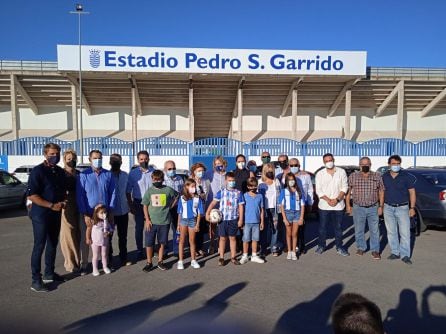 Inauguración rótulo estadio Pedro S. Garrido