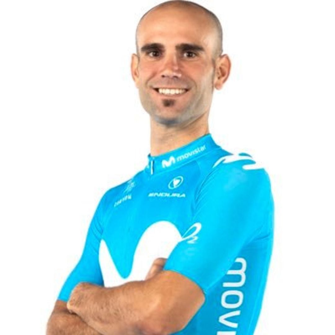 Foto oficial de Lluis Mas con Movistar Team.