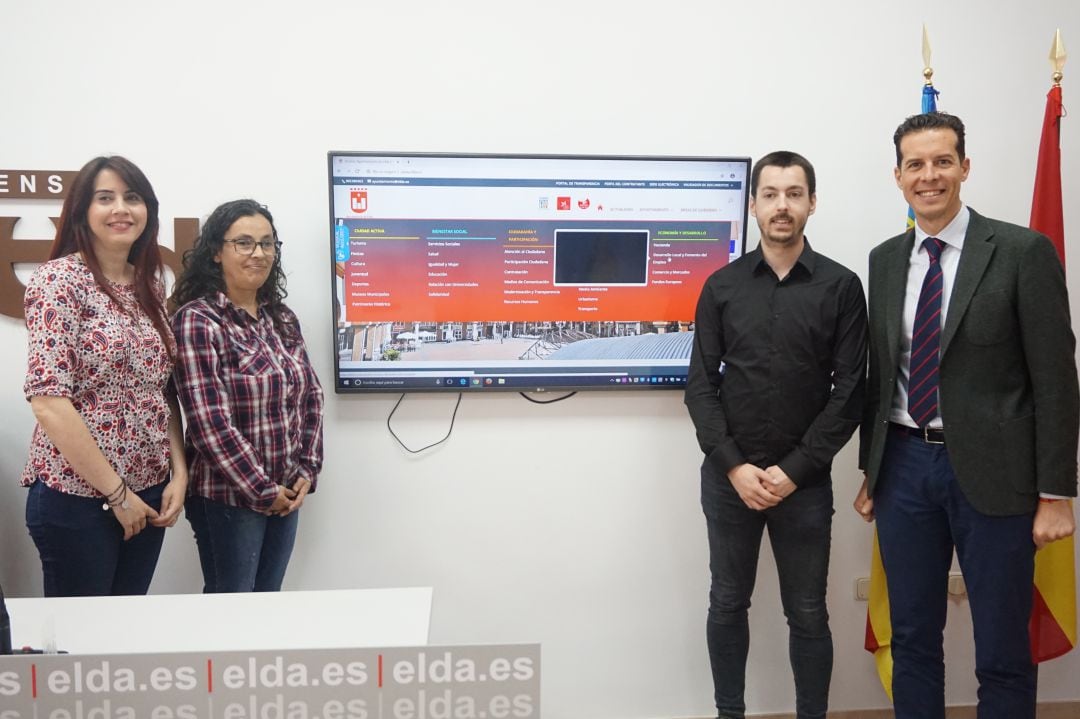 Presentación de la web municipal de Elda adaptada