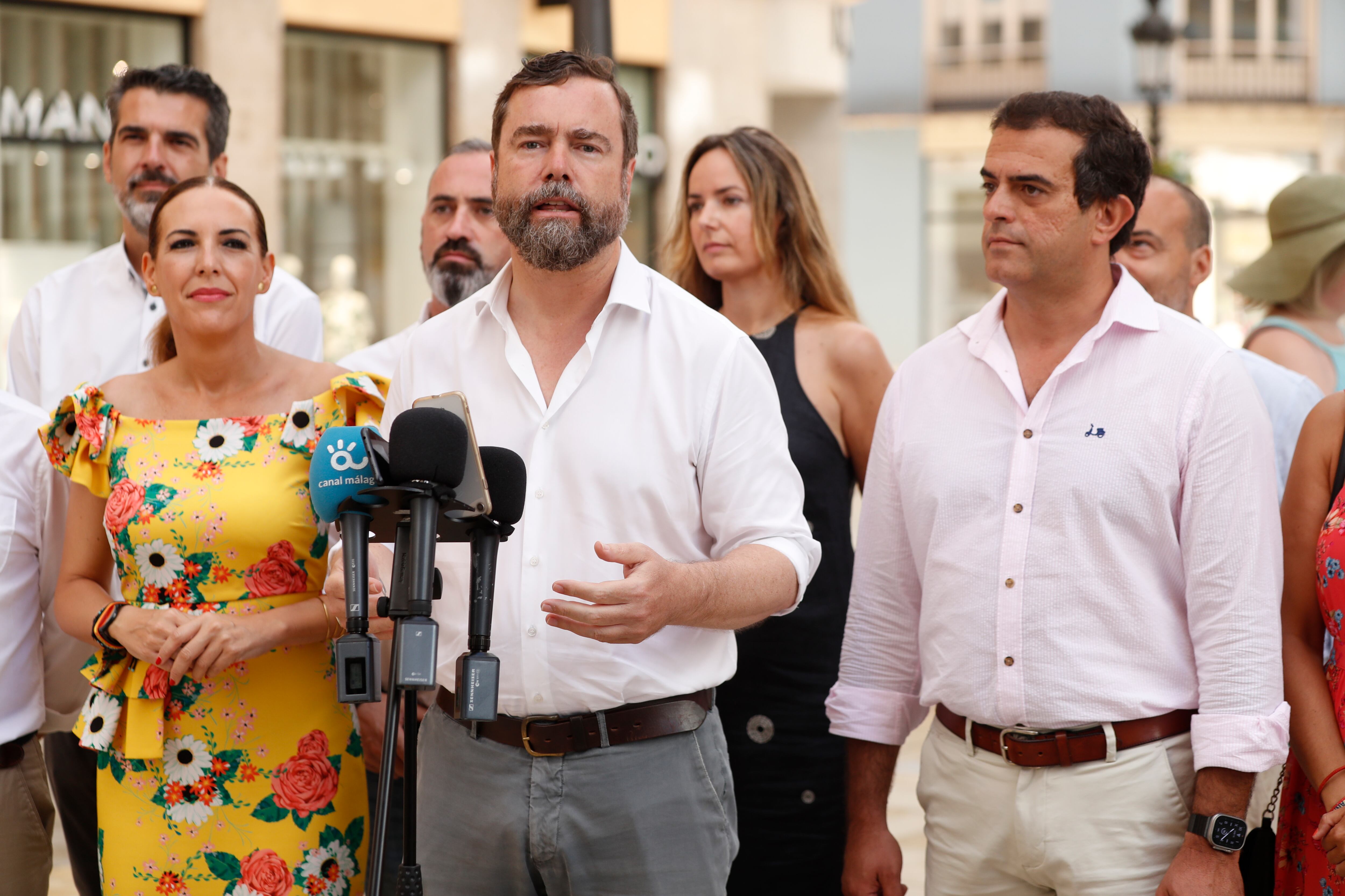 El portavoz de Vox en el Congreso, Iván Espinosa de los Monteros, durante un acto en la capital andaluza