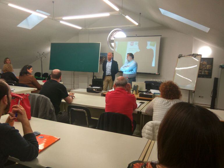 El vicepresidente de la Diputación en el curso