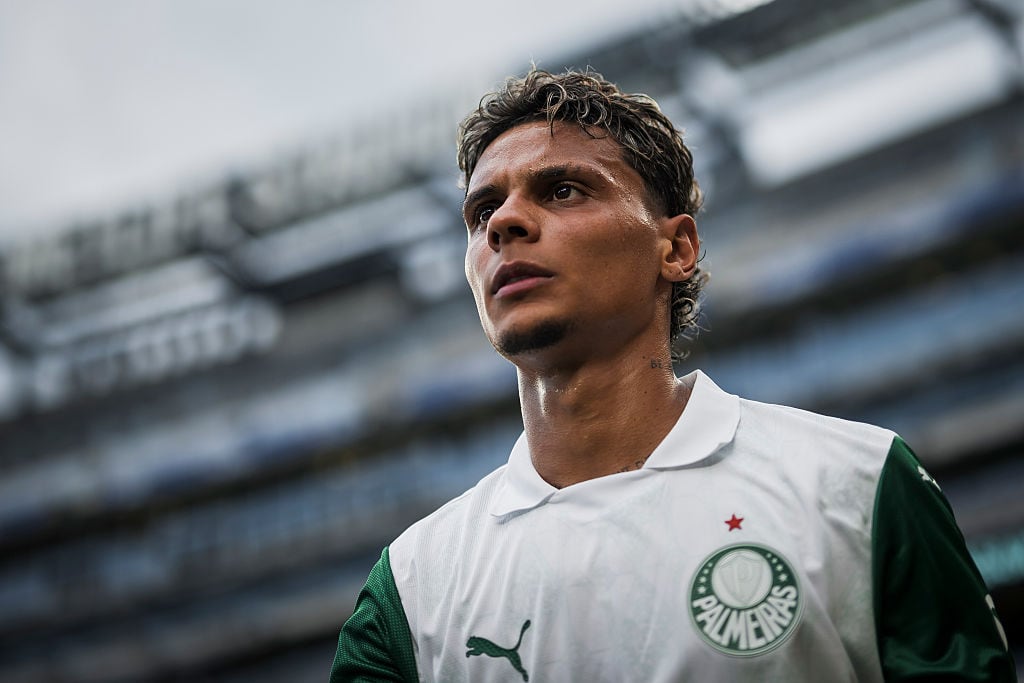 Richard Rios of SE Palmeiras looks on at the end of the FIFA