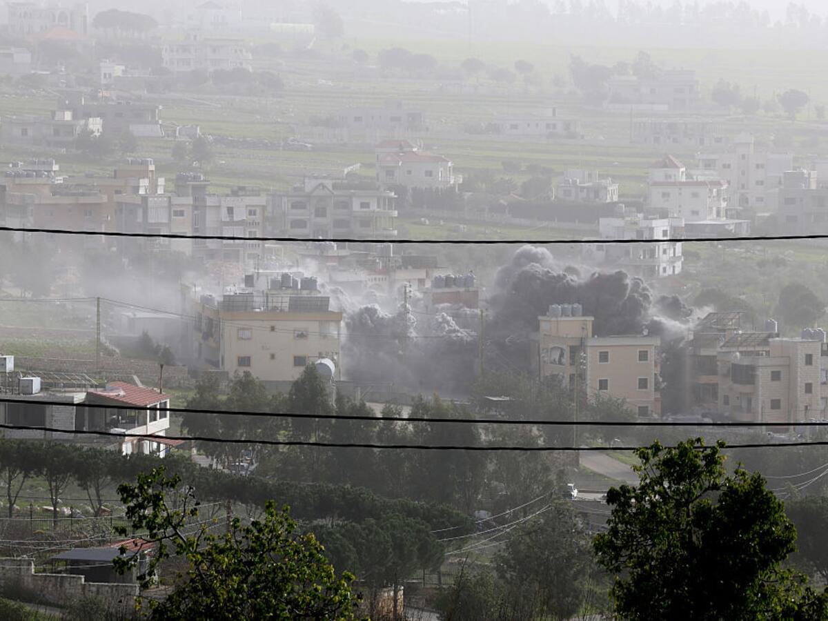 Las fuerzas de la ONU en Líbano denuncian que Israel ha arrojado una "sustancia química desconocida" al sur del territorio