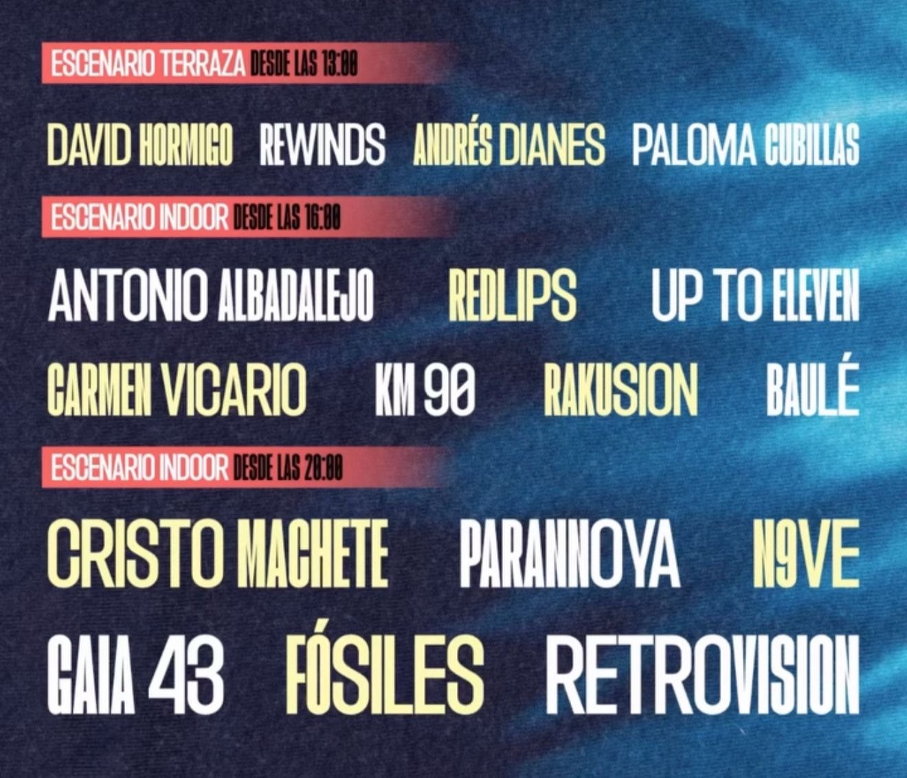 Cartel del evento