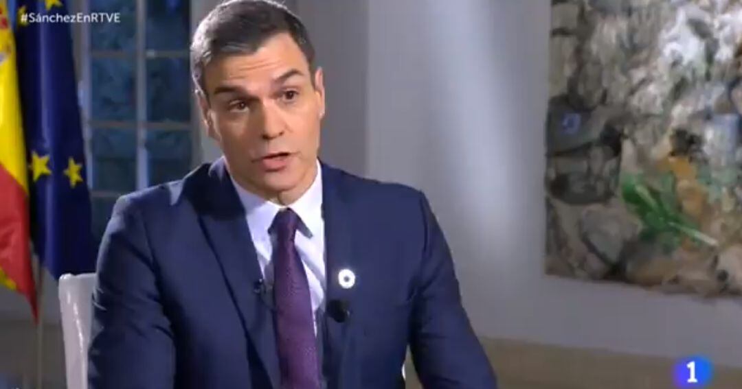 El presidente del Gobierno, Pedro Sánchez