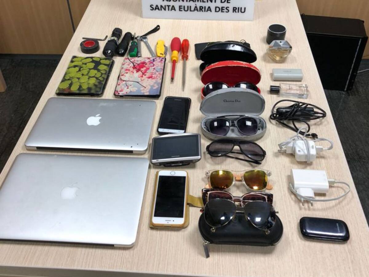 La detención de un hombre permite recuperar objetos robados por valor de miles de euros