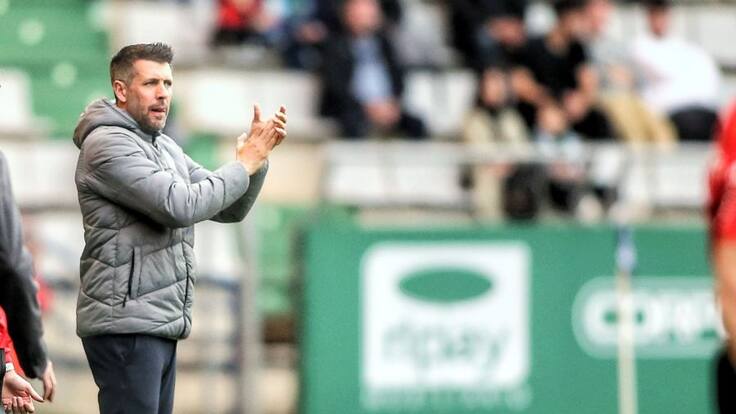 Pezzolano, entrenador del Real Valladolid, en la previa ante el Cartagena